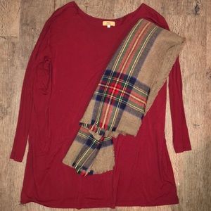 Tunic Piko with scarf